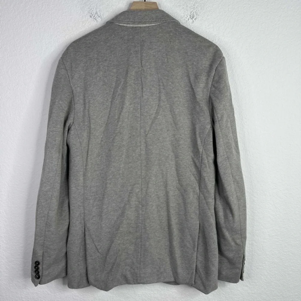 Polo Ralph Lauren Blazer‎ Mens Large Grey Vintage Two Button Preppy Sport Coat